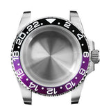 40MM Sapphire Glass Watch Case 316L Stainless Steel Watch Case for NH35 NH36