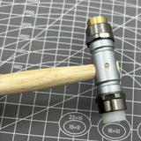 Swiss Bergeon 30417 Hammer With Replaceable Brass / Synthetic Ends