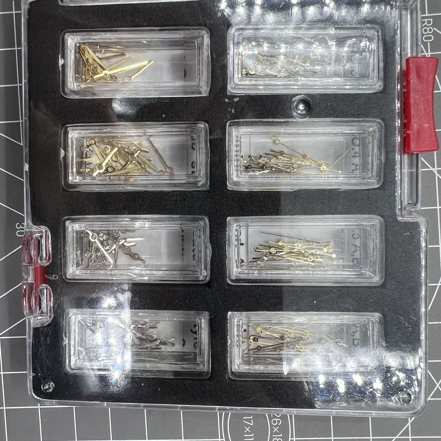 Sub Style luminous watch hands for Chinese Date Just movements, perfect for precise watch repairs.