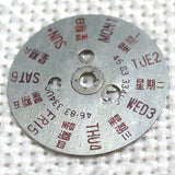 Red Font Chinese Week Disk Wheel Week Wheel for Orient 46941 46943 Movement