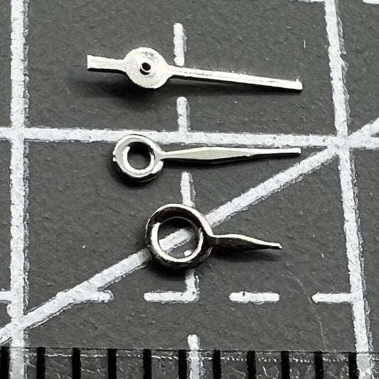 Jeu d'aiguilles de montre argentées n° 1286 pour mouvement Miyota 2035, longueurs 7 mm/6 mm/4 mm