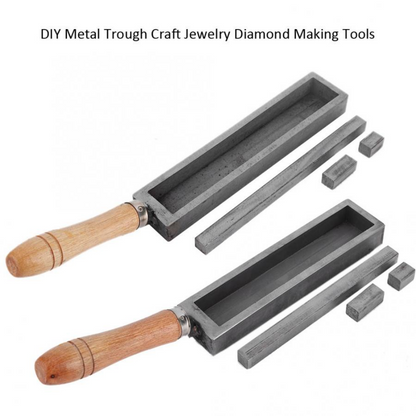 Gold/Silver/Metal Molding Groove Ingot Mould Oil Trough Casting Mold Equipment