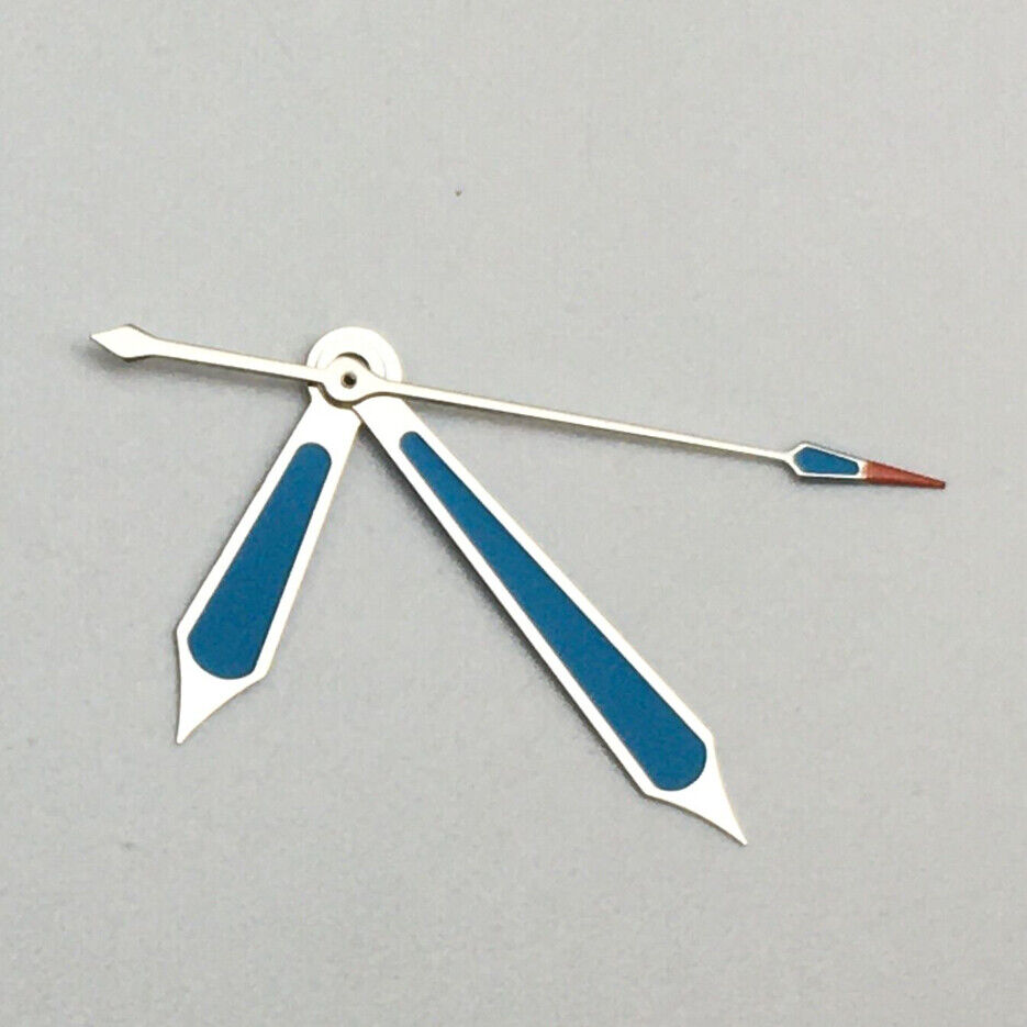Set of yellow, pink & blue watch hands for 8215, 8200, 2813 movements accessory kit