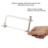 Hand Saw U Type Steel Saw Bow 12 Saw Blade Jewelry Woodwork Craft Cutting Tools
