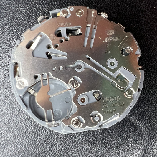 Japan Hattori QUARTZ Uhr VK64 VK64A Datum bei 6 Uhr