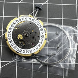 Golden Miyota Citizen 8200/8215 Mechanical Movement Double Calendar Date At 3