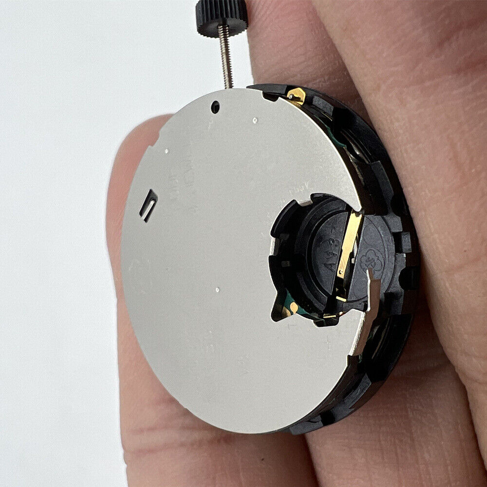 ETA G10.711 Swiss made quartz watch movement featuring 3 hands and date display, precise and reliable for repairs.