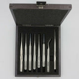 Bergeon 7028 Tweezer Set Of 8 Superalloy Tweezers (Ni-Cr-Mo)