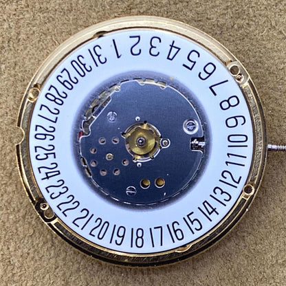 Swiss Made ETA F05.111 quartz watch movement with date at 6, high precision V8 part for repairs