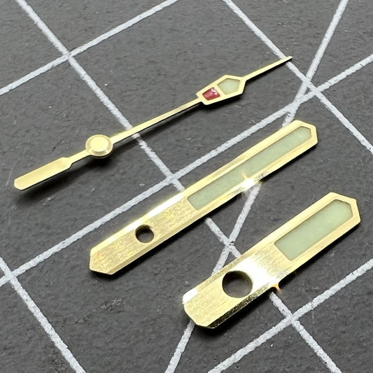 C3 Super Lume watch hands glowing bright for SBDX001/SBDC001/SKX007 with NH35A movement, Seiko brand.