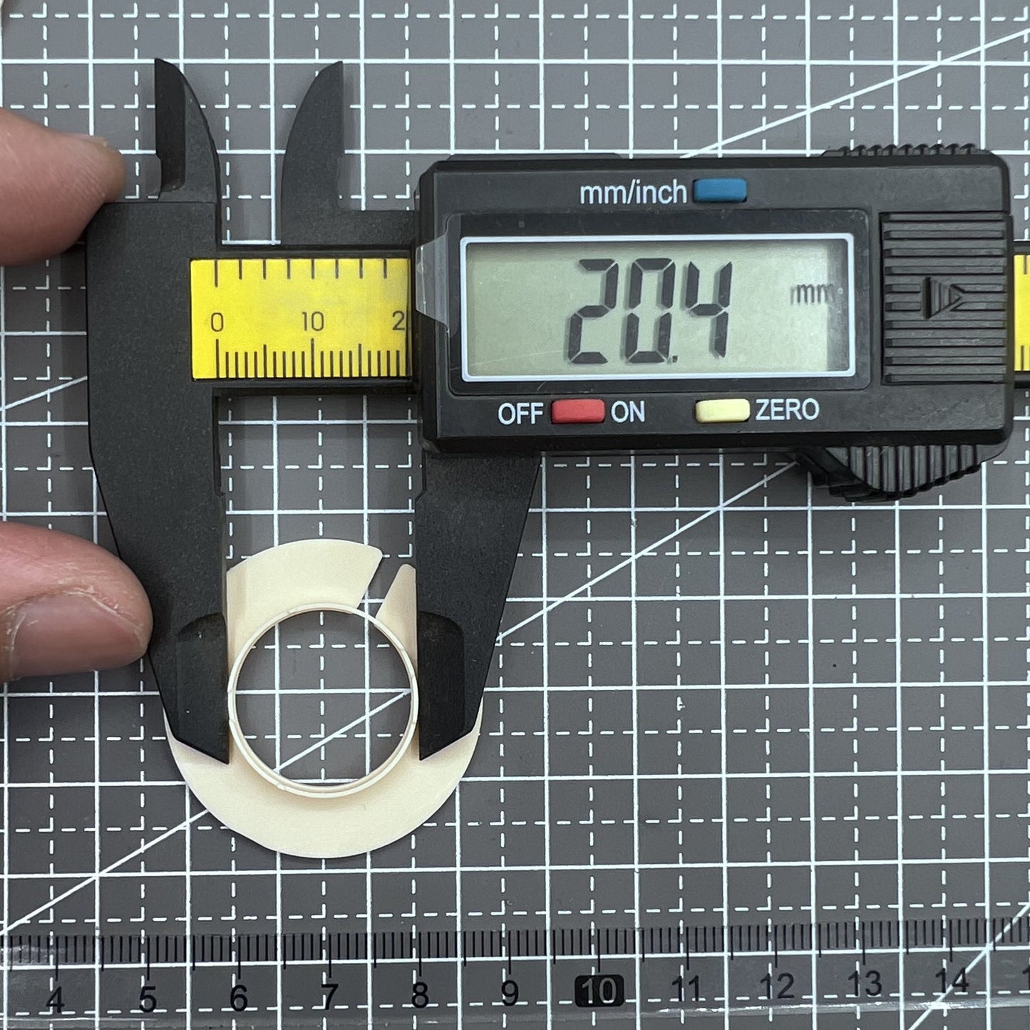 2 Stück Fixierring Spacer Ring für ETA 255.411 Uhrwerk
