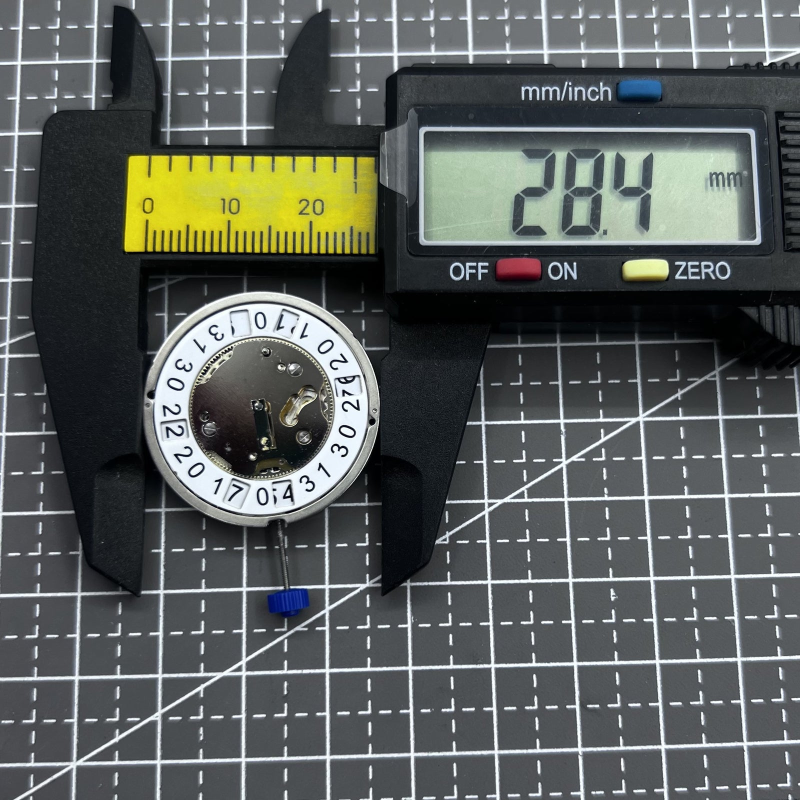 Ronda 4120B Swiss quartz watch movement for precise and reliable timekeeping.