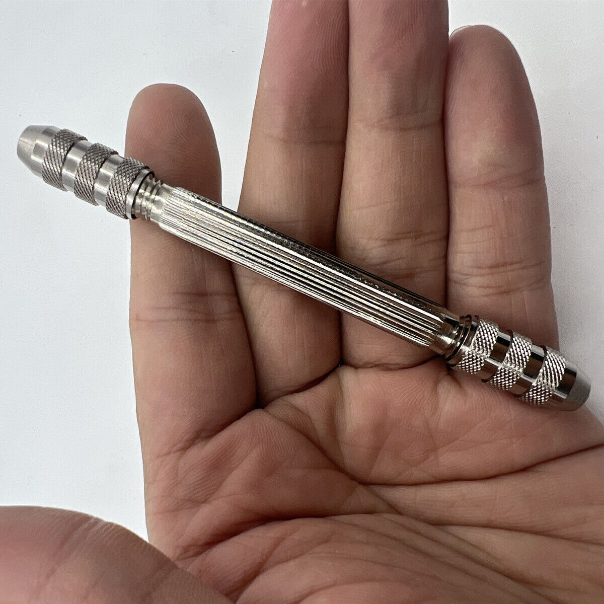 Horotec MSA02.012 double pin vise for watch repair, precise tool similar to Bergeon 5679, durable and ergonomic design