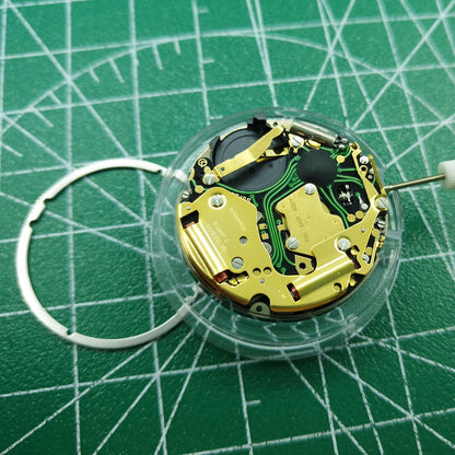 Swiss Made ISA 8171 quartz watch movement with date at 4, multifunctional features for precise timekeeping.