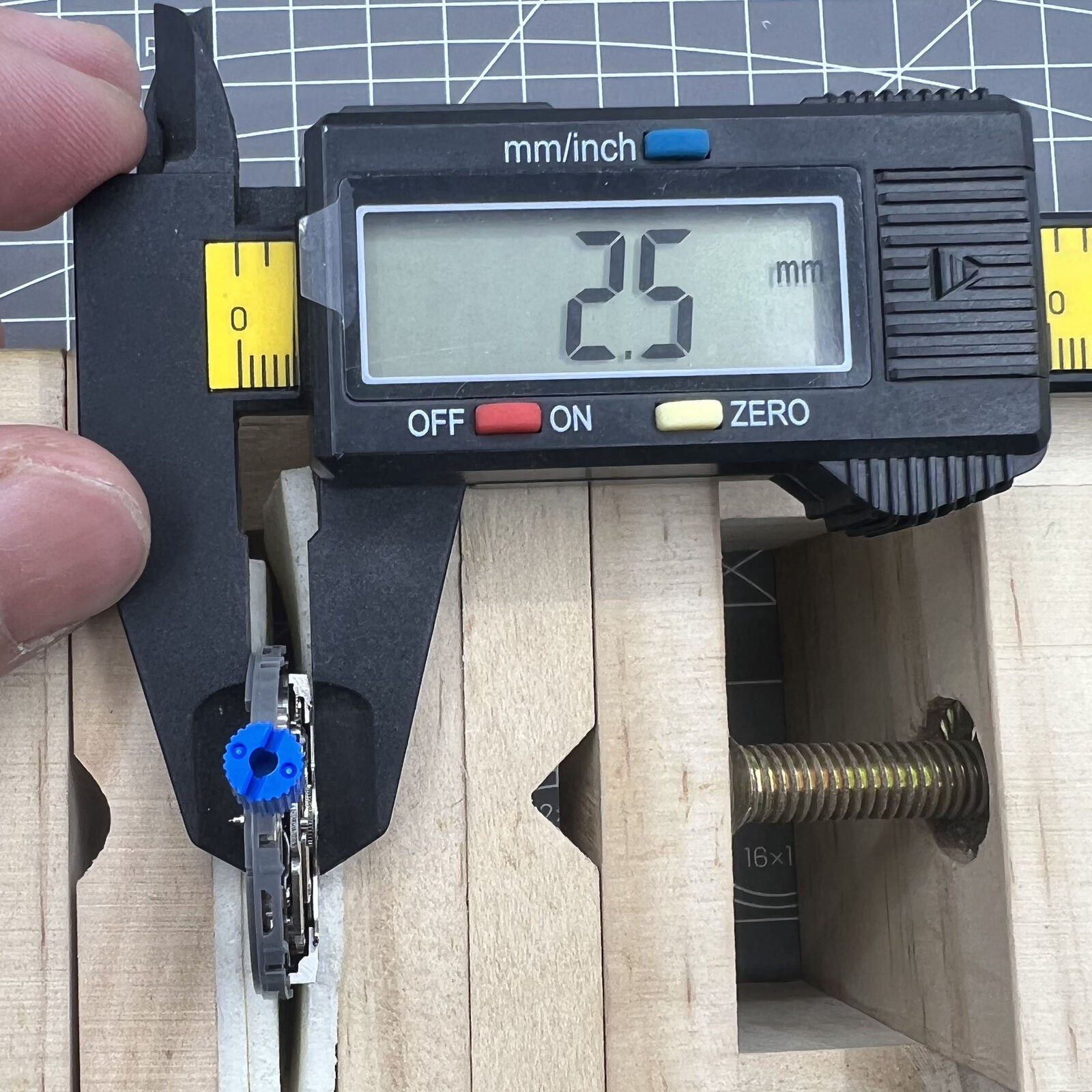 Black Seiko NH35 automatic watch movement showcasing date display at 6 o'clock, precise self-winding mechanical feature.