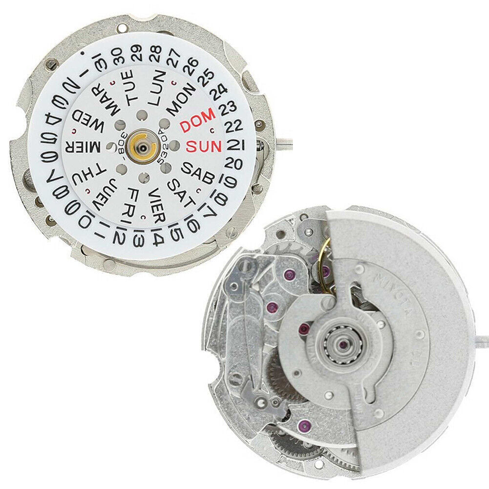 Miyota / Citizen 6T51 Silver Plated Japan Automatic Mechanical Movement