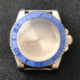 316L Stainless Steel Watch Case SUB Convex Sapphire Glass 40mm For NH35/NH36