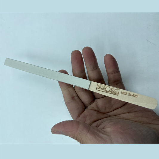 Horotec MSA26.420 white leather buff stick for watch strap care and polishing