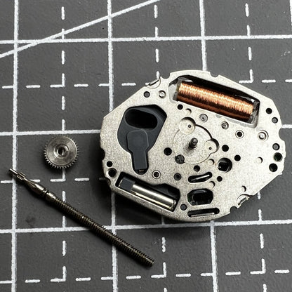 Miyota 3D44 quartz watch movement with 2 hands, Japanese precision and durability by Miyota.