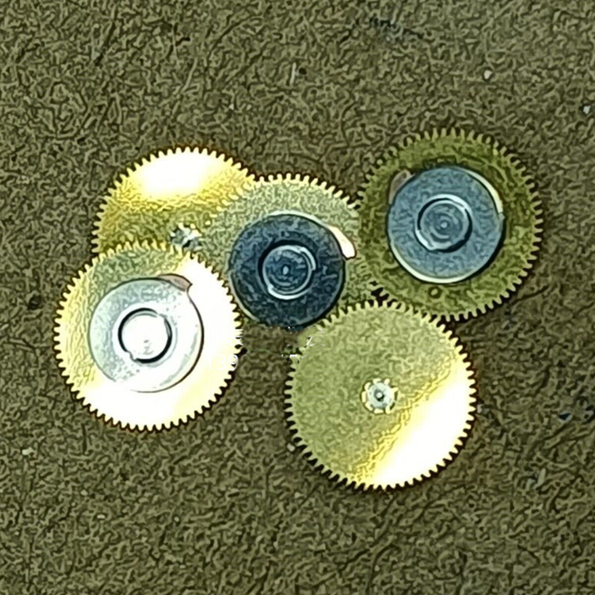 Date indicator driving wheel for ETA 2824 watch movement, precision repair component.