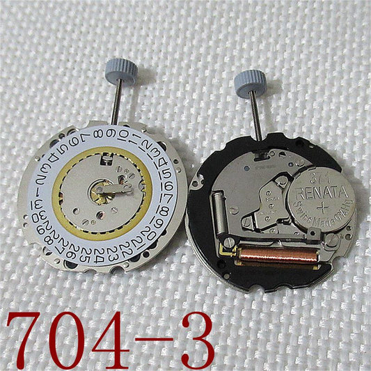 Ronda 704 Quartz Watch Movement Date At 3/6 Swiss Parts Watches Repair Parts
