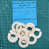 #AC-676-7.75 12 PIECES 1 Ligne Sizes Movement Case Spacer Casing Ring Holder