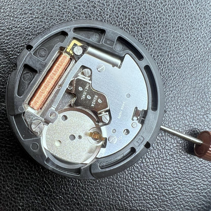 Swiss Ronda 515 Quartz Movement HCP3 Black Disk High Cannon 3 Date At 3