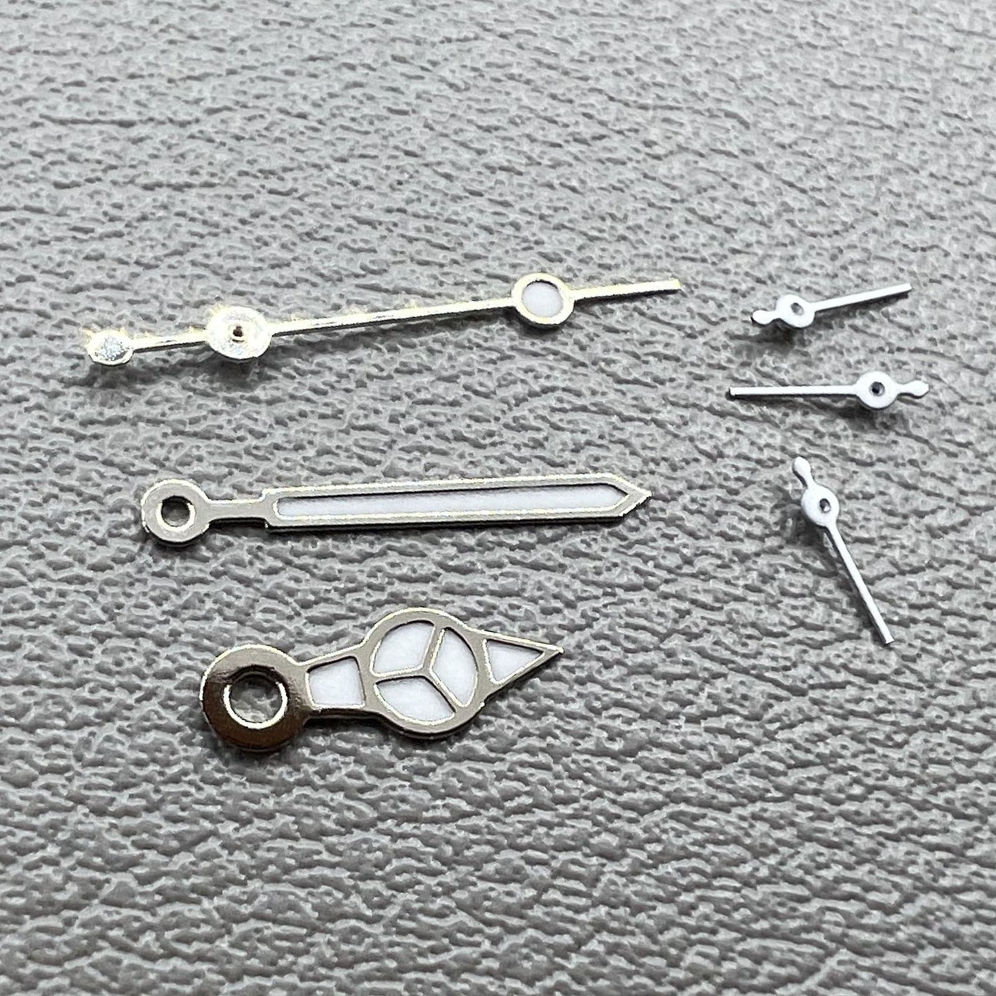 2 Sets Weiss mit Silberrand Grüne Leuchtzeiger für VD53 VD54 VD57 Uhrwerk