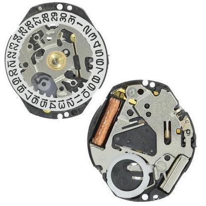 Hattori Epson TMI VX89 VX89E Watch Quartz Movement Date At 3/6 Japan Made