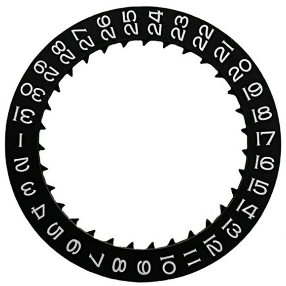 Black Special Font Date At 3 Date Disk Wheel Date Wheel for Miyota 8215 Movement