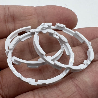 Plastic watch case cushion spacer ring for Miyota 8200/8215 movements, durable and precise fitting.