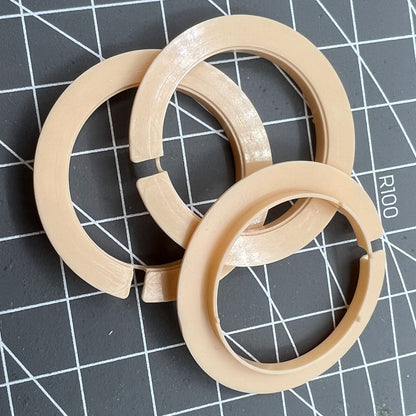 Watch case spacer ring for ETA955.112 Ronda 715 movement, precise fit and durable design.