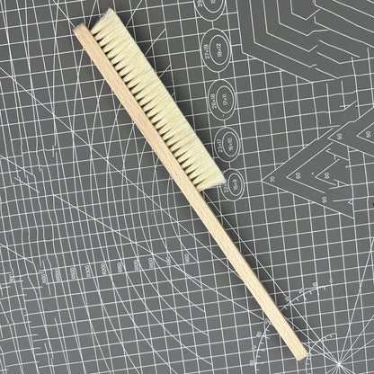 Swiss Made Bergeon 6377-4 soft 4-row brush for precise watch hand cleaning and delicate maintenance