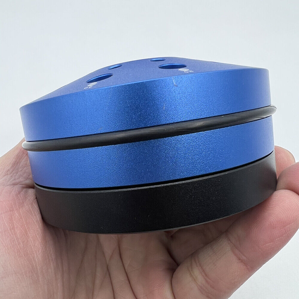 Rotating 10-hole stand for organizing 0.6-2.0mm watch screwdrivers efficiently.