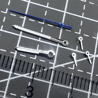 14mm Sekundenzeiger Set Blau Silber Grün Leuchtzeiger für Miyota JS15 Uhrwerk