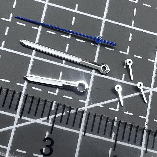 14mm Sekundenzeiger Set Blau Silber Grün Leuchtzeiger für Miyota JS15 Uhrwerk