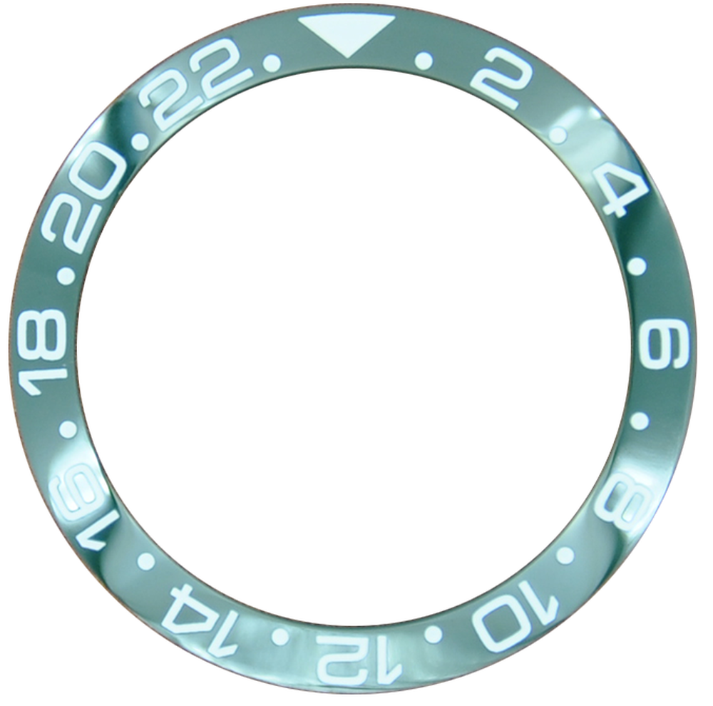 38 mm Uhrenring, Keramik-Lünetteneinsatzring für GMT-Uhr, 40 mm Gehäuse