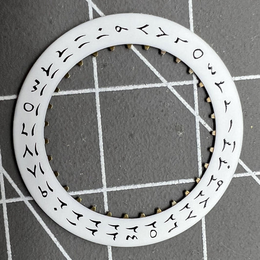 2 Stück Weiße Arabische Datumscheibe Uhr ETA2824 Datejust Datum bei 3 Uhr