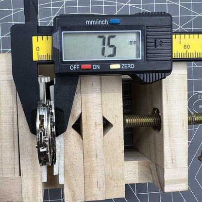 Big D12 TL3303 double balance wheel watch accessory highlighting precision mechanical movement.