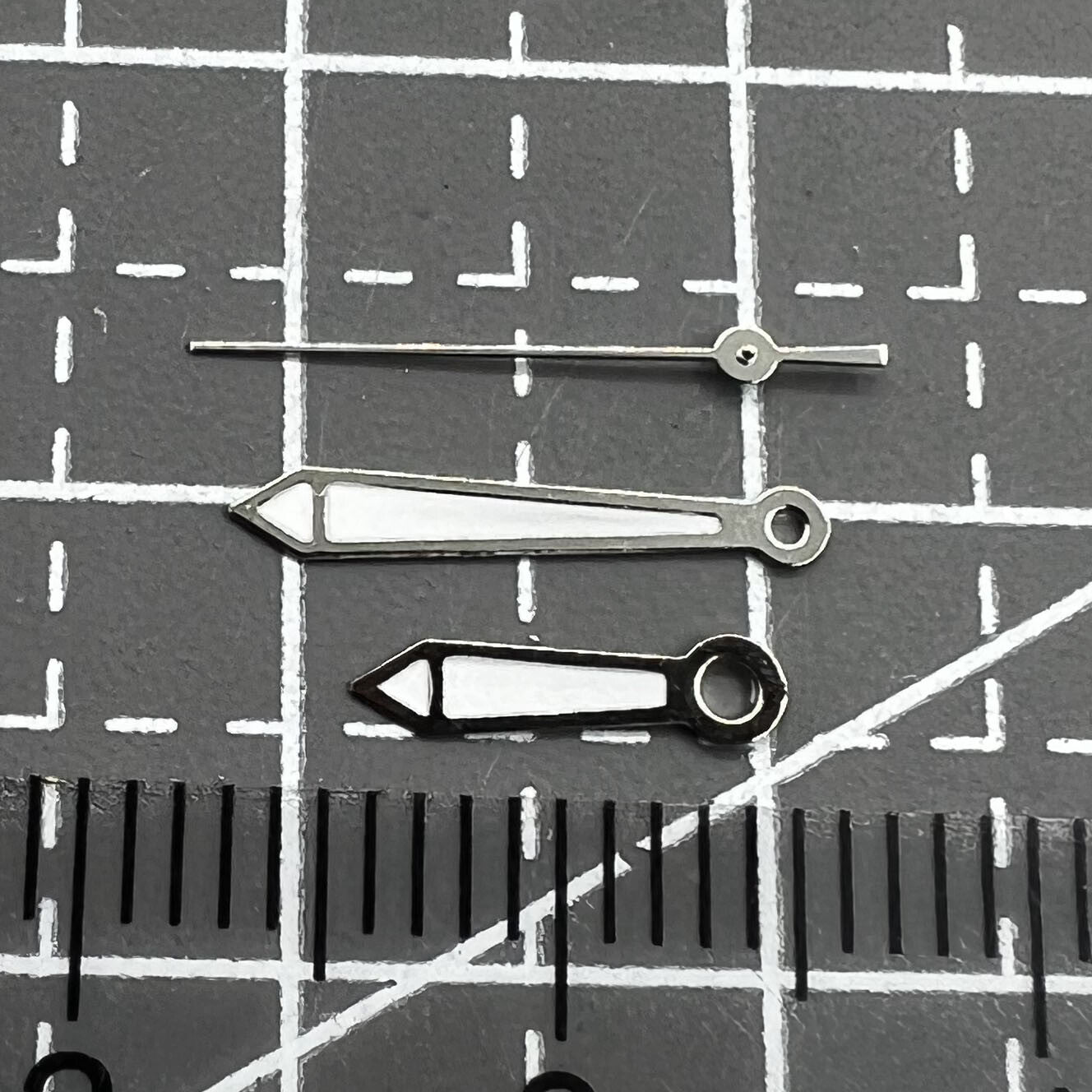 mm Leuchtende gr�ne Pfeiluhrzeiger, 2 Sets f�r Miyota Uhrwerke Modelle 2315, 2035, 2036, Ersatzteile