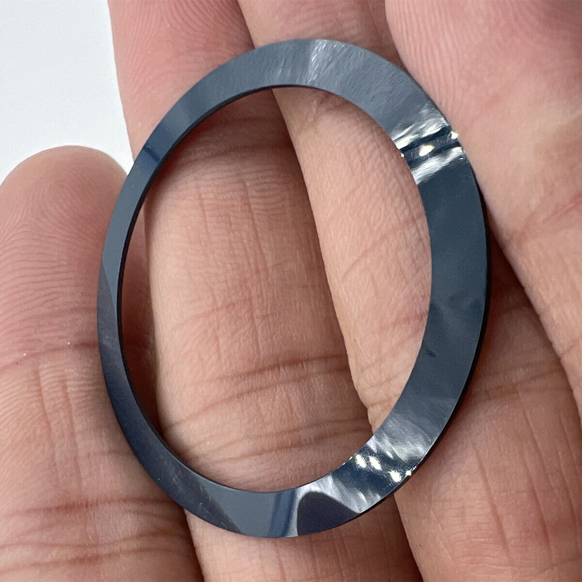 Sea Blue aluminum bezel insert 38mm/30.5mm for watch parts, durable and stylish accessory.