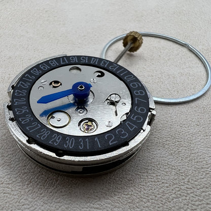 Mechanical Movement Black Dial Day Date Calendar At 6 for 2813 Movement