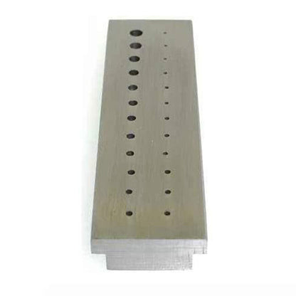 Bergeon 1901 Riveting stakes Ø 0.5 - 2.2 mm in Hardened Steel 24 holes