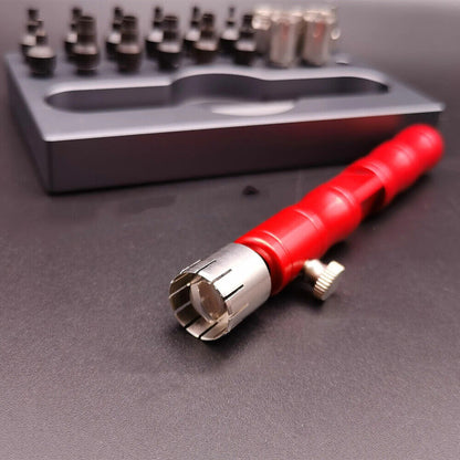 Watch Crown Tube Tool, designed for precise removal and installation of pushers on watch battery cases.