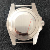 316L Stainless Steel Watch Case SUB Convex Sapphire Glass 40mm For NH35/NH36