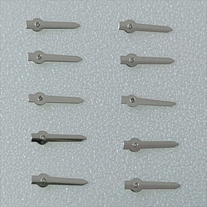 10pcs 4mm Arrow Shape Silver Small Second Hands for Miyota OS10 OS20 Movement