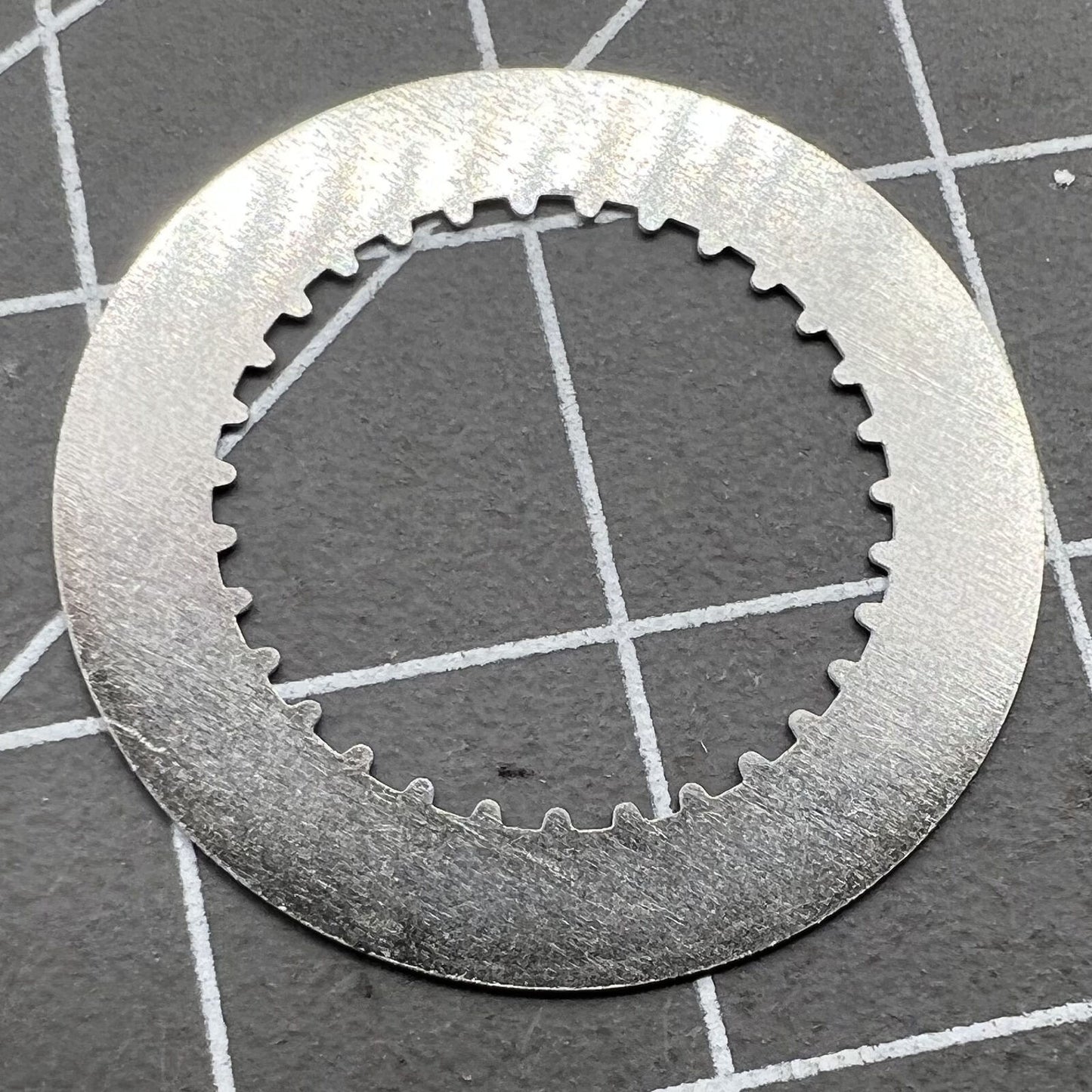 Vintage numeral font white date disk wheel for RLX 3135 watch movement, precise replacement part by RLX.