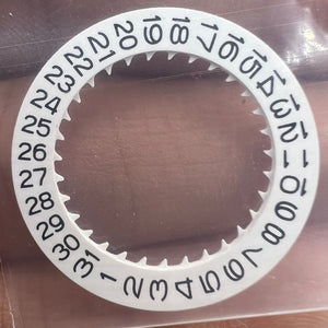 Watch Part Black Font White Date Disk Wheel for NH36 Movement Date At 9