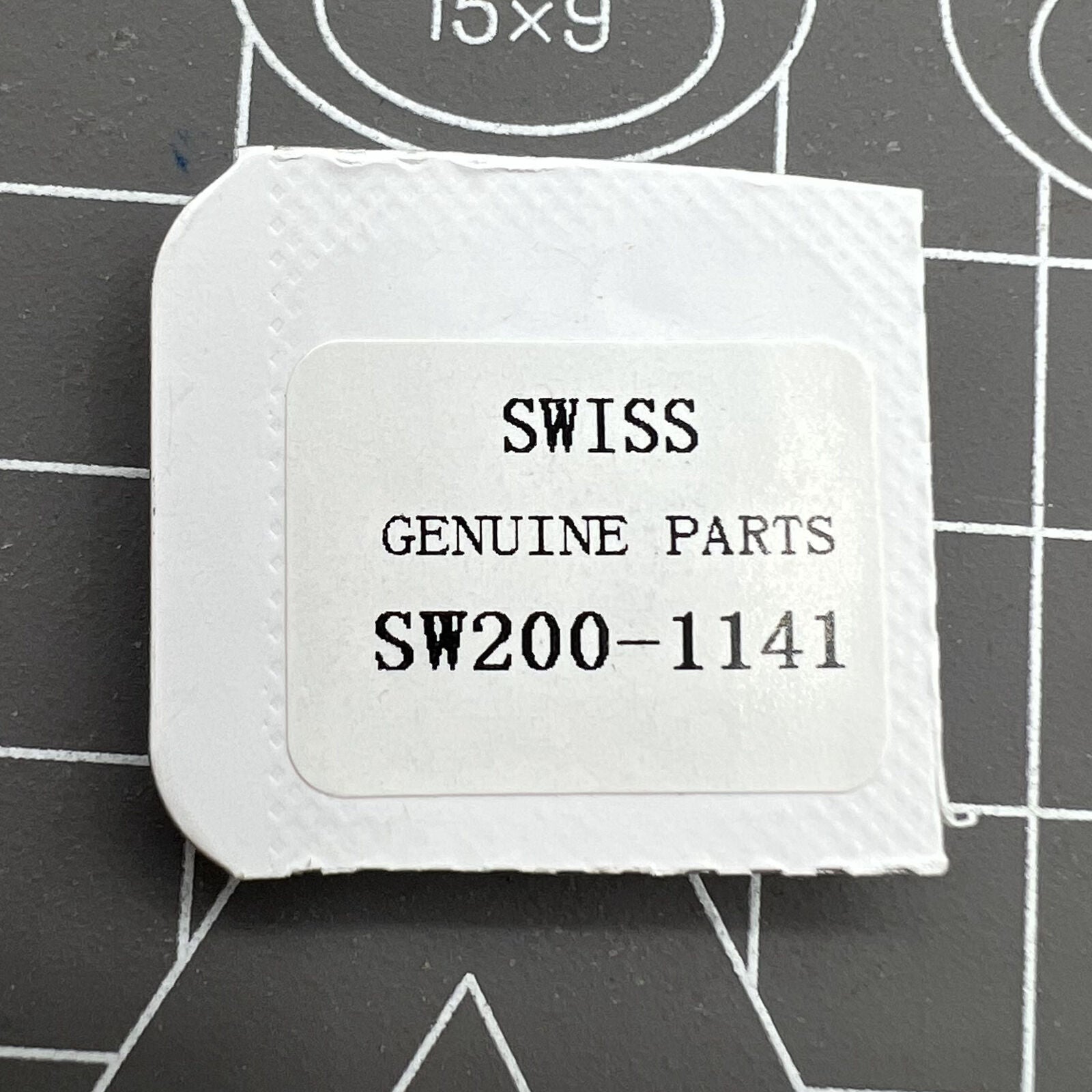 Ref.1141 automatic device lower bridge spare part for SW200 movement, precision Tissot watch component.