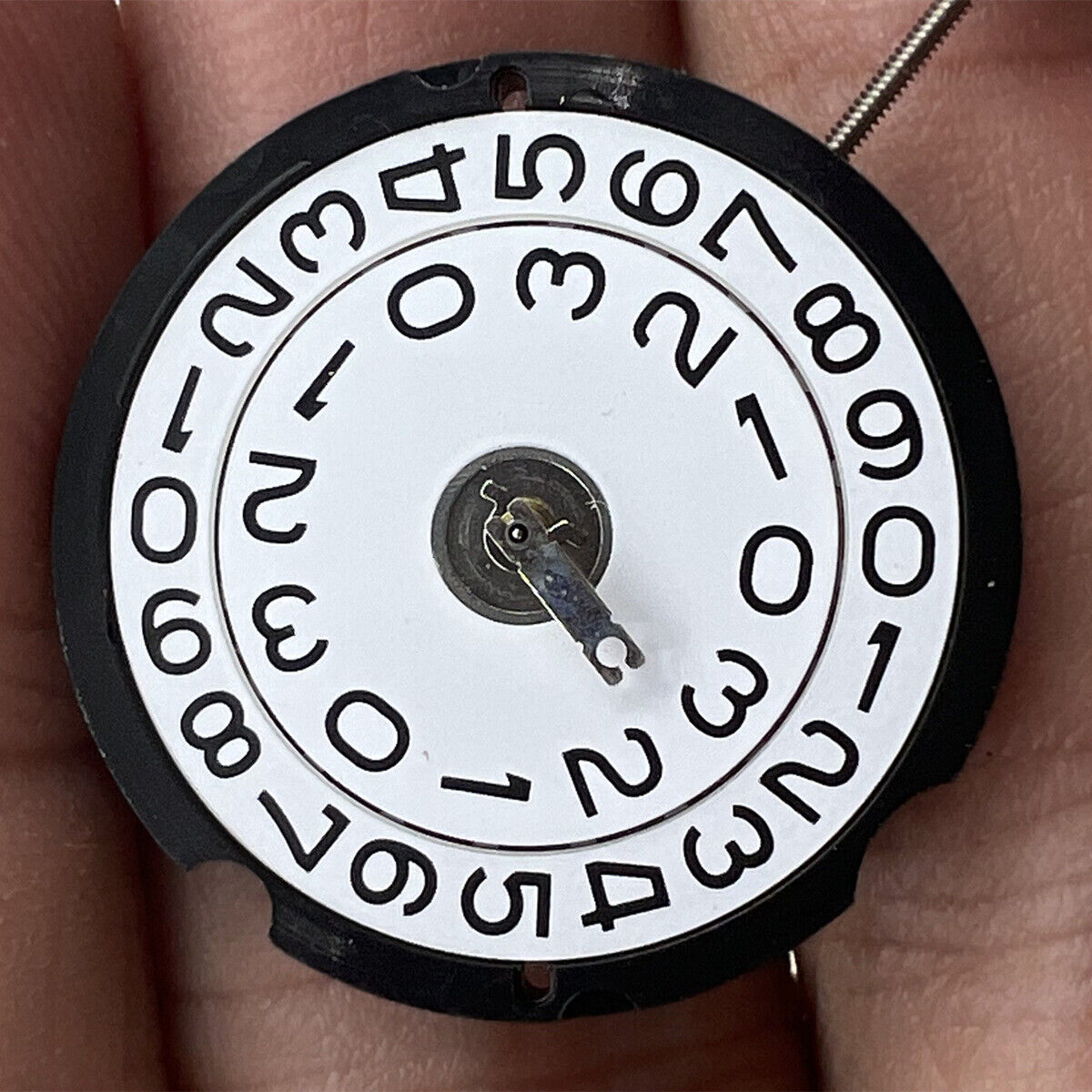 Ronda 509 quartz watch movement with Swiss precision parts for reliable timekeeping.